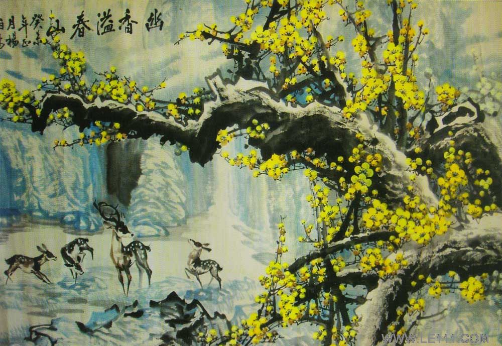 杨柏林的作品“幽香溢春山”